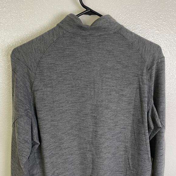 Lululemon Surge Warm 1/2 Zip Pullover Mens Medium Gray Long Sleeve Run Jog Train - Picture 11 of 11